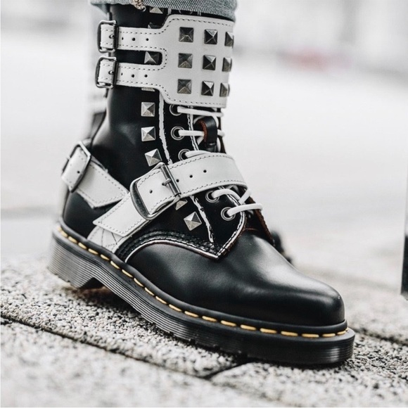 Dr. Martens Shoes - RARE Dr. Martens 1490 Joska Stud Punk Grunge Boots Size 9